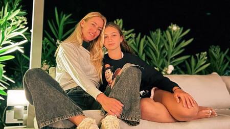 Nicole Neumann y su hija Indiana tiempo atrás. Foto: Instagram/nikitaneumannoficial