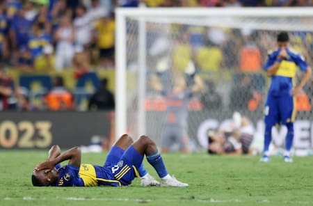 Dura derrta de Boca en la final de Copa Libertadores. Foto: NA.