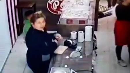 Robo de propina en una panadería de San Juan. Foto: NA.