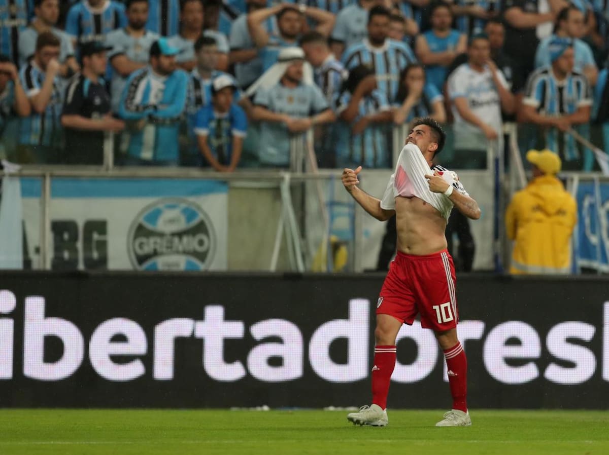 Victoria de River ante Gremio en Copa Libertadores (Reuters)