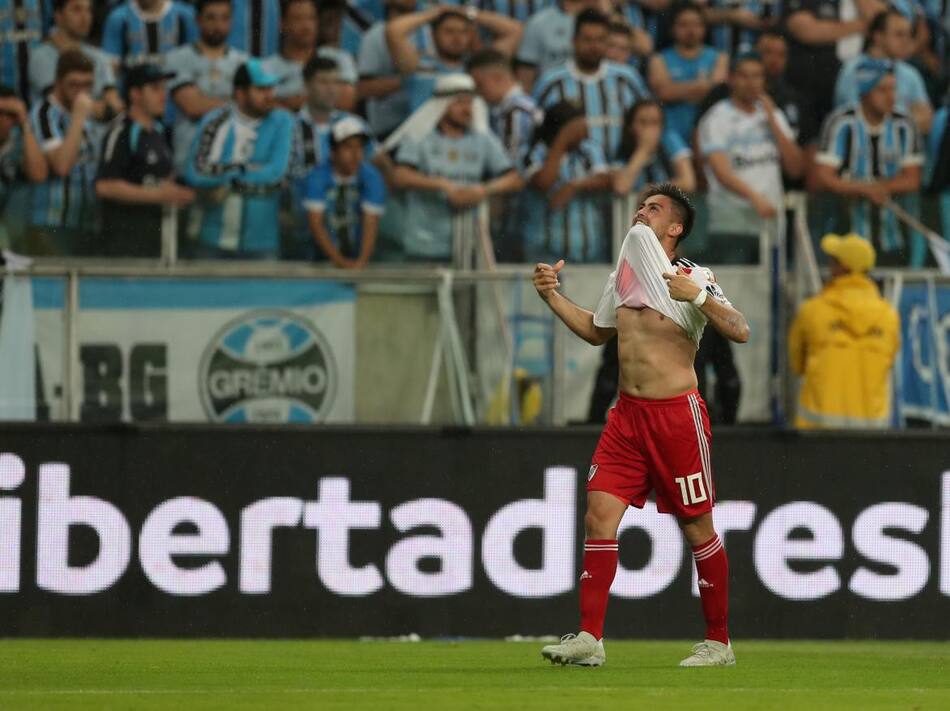 Victoria de River ante Gremio en Copa Libertadores (Reuters)