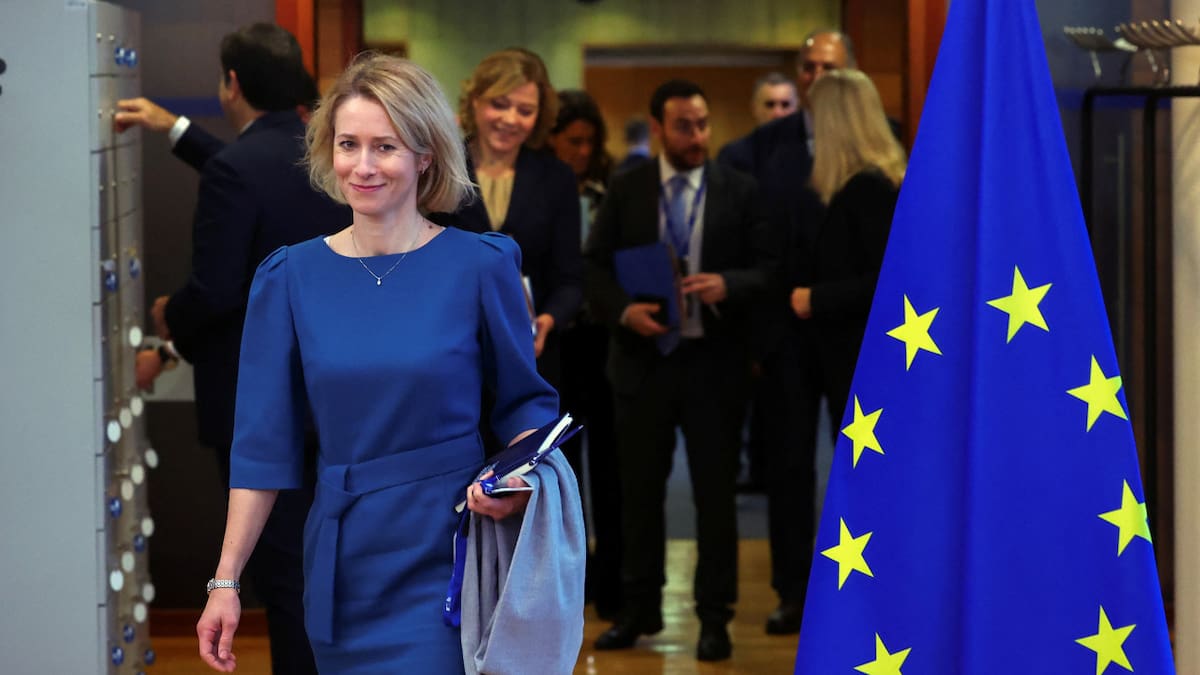 La alta representante de la UE para Asuntos Exteriores y de Seguridad, Kaja Kallas. Foto: Reuters.