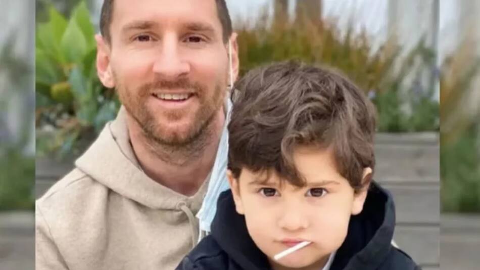 Lionel y Ciro Messi. Foto: redes.