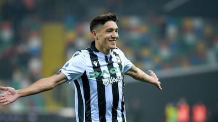 Nahuel Molina, Udinese, fútbol italiano, NA