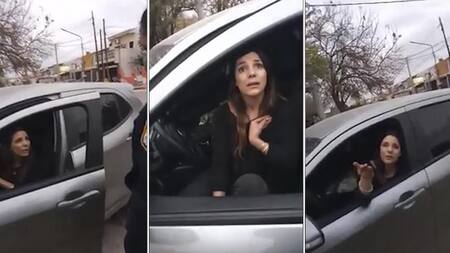 Mujer que grita al ser demorada en Santiago del Estero