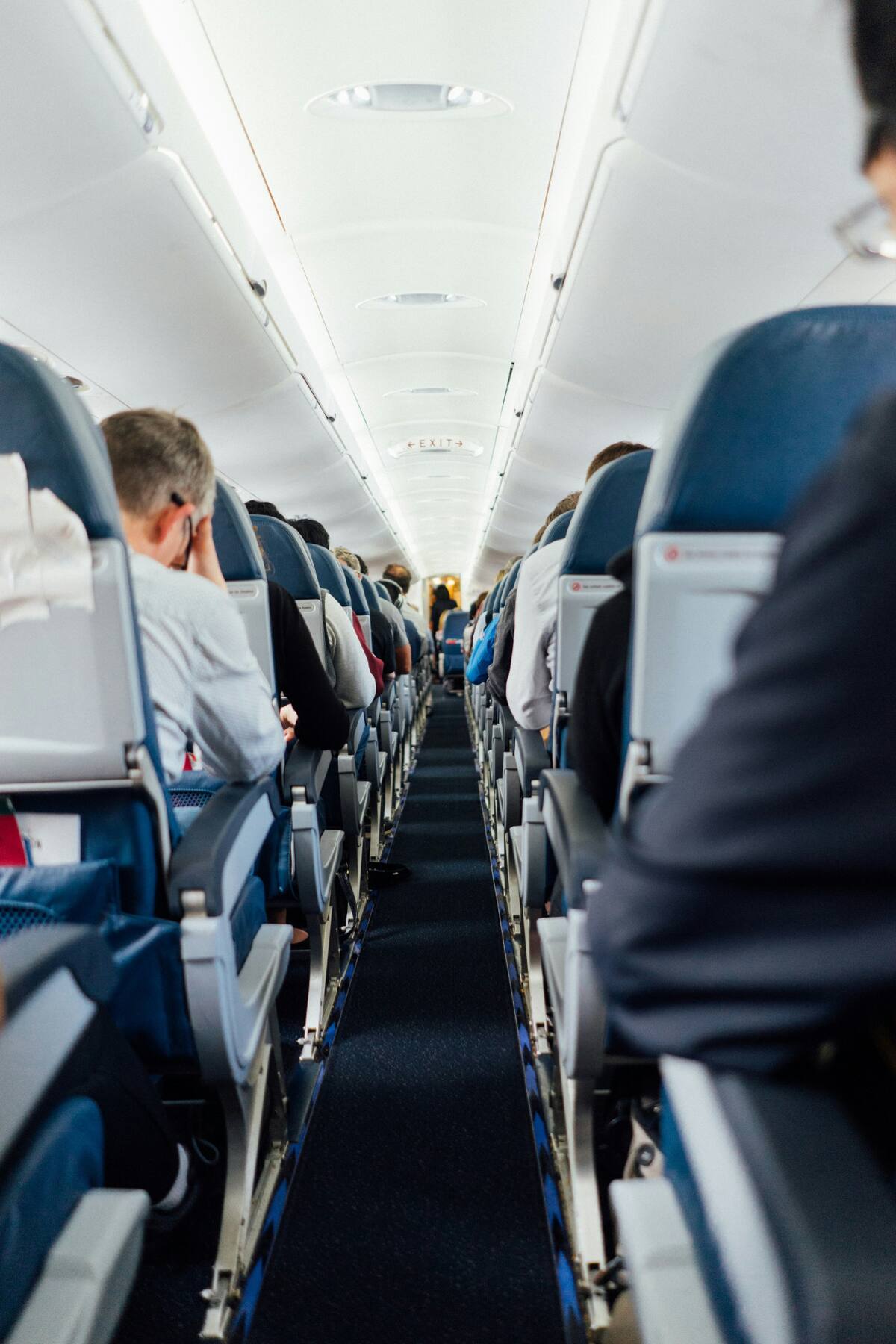 Asientos, aerolíneas, avión. Foto Unsplash