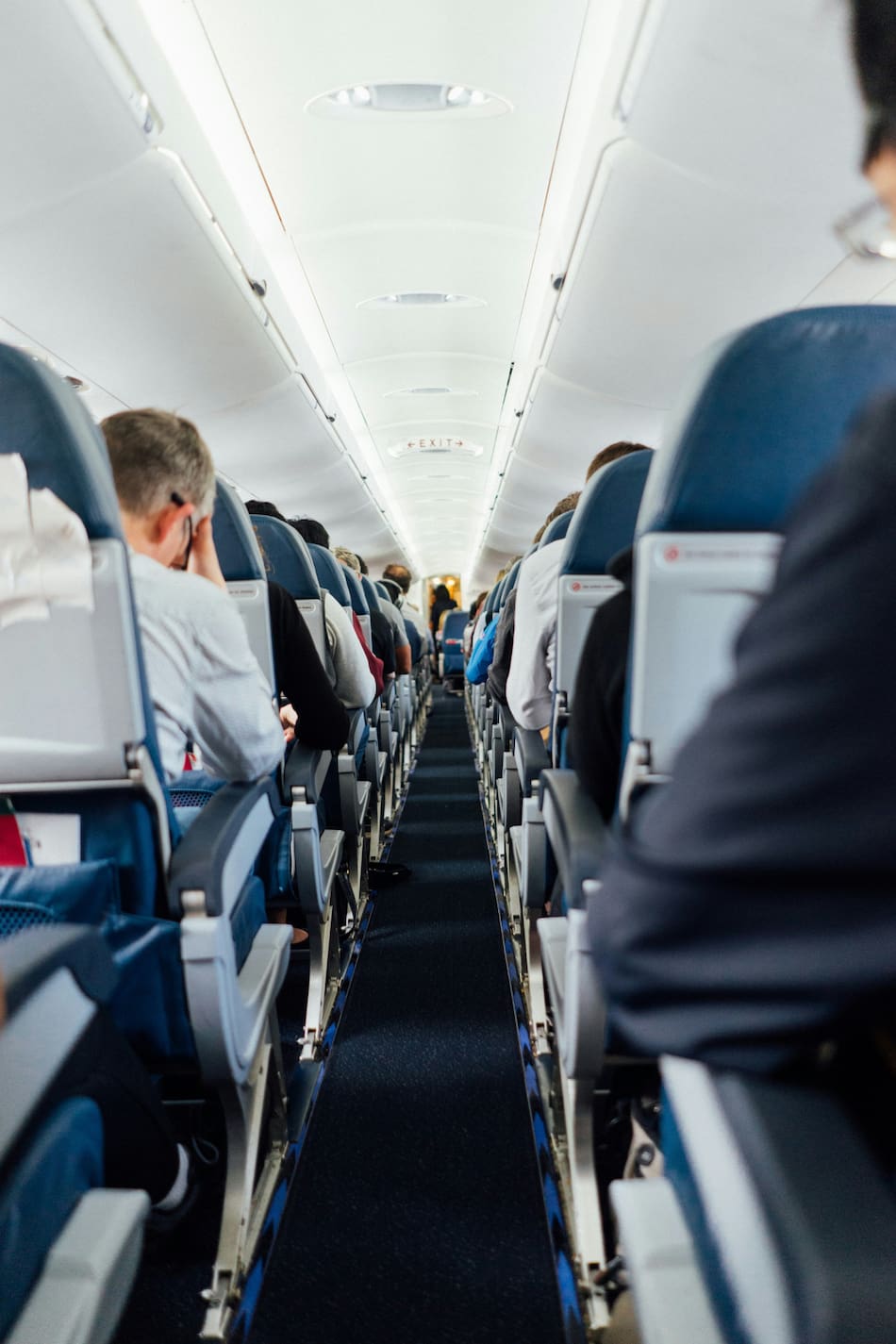 Asientos, aerolíneas, avión. Foto Unsplash