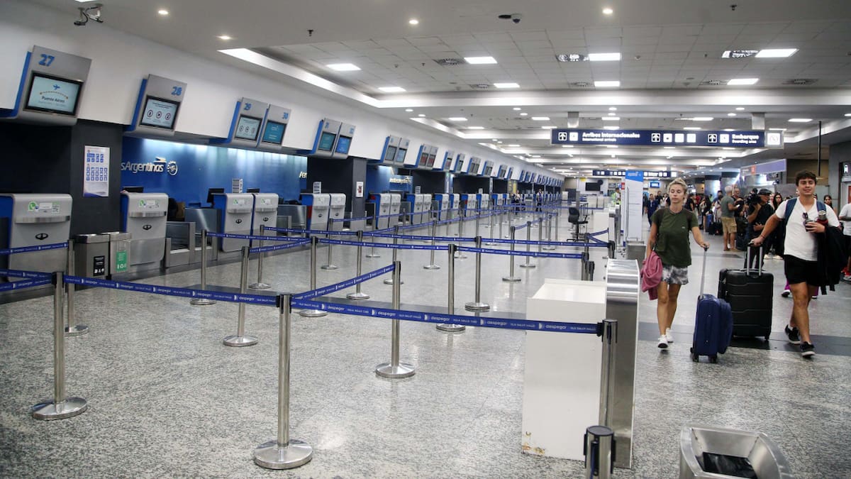Aeroparque Jorge Newbery. Foto: NA / Damián Dopacio