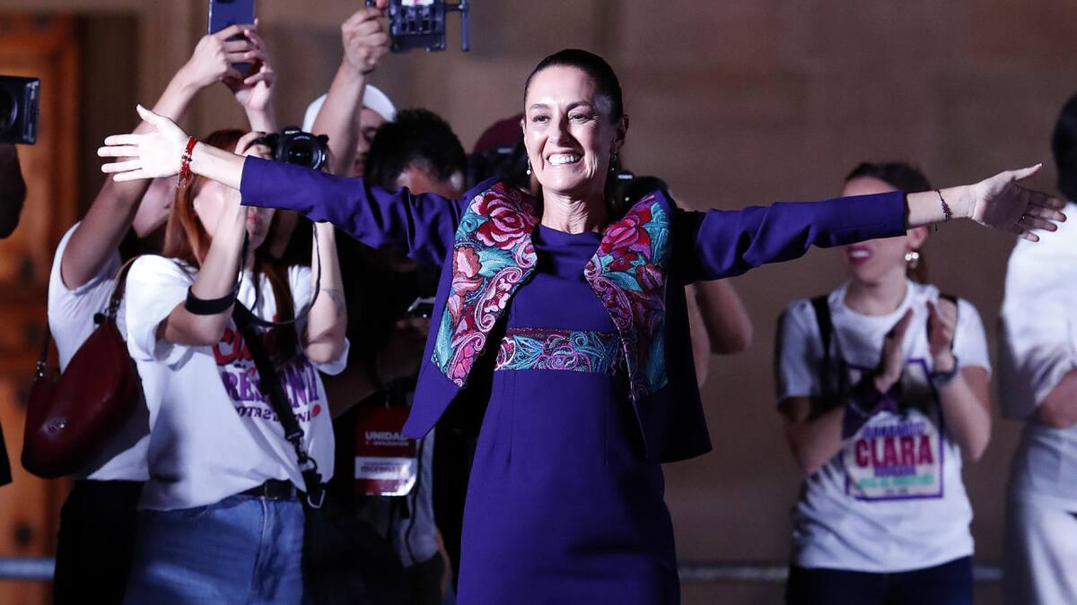 Claudia Sheinbaum, primera mujer presidenta de México. EFE