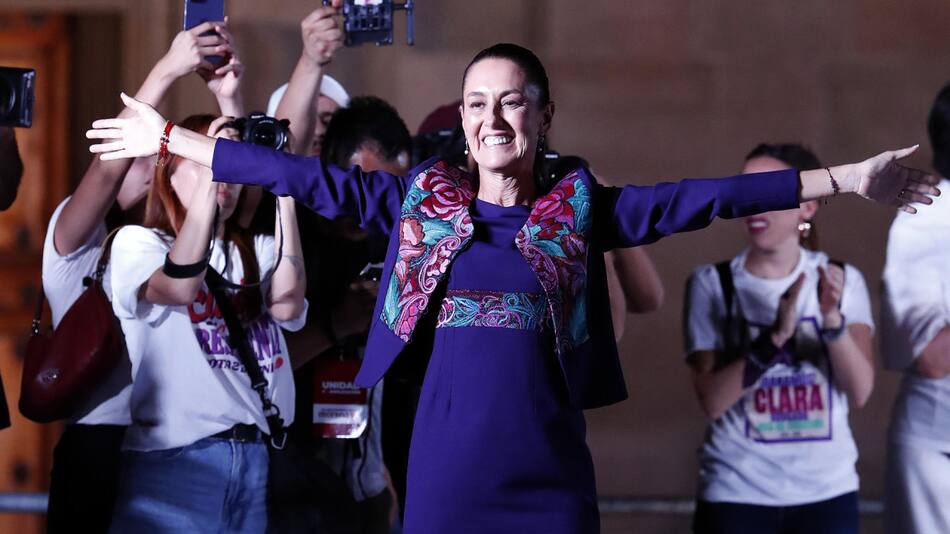 Claudia Sheinbaum, primera mujer presidenta de México. EFE