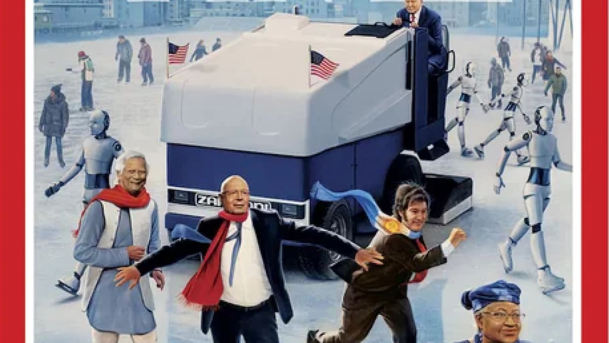 Javier Milei aparece en la tapa de la revista Time: es parte de la edición especial dedicada al Foro de Davos