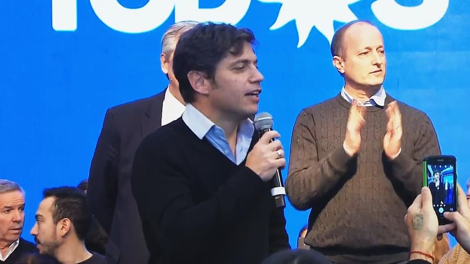 Axel Kicillof junto a Alberto Fernández y Martín Insaurralde en Lomas de Zamora, Elecciones 2019, Frente de Todos