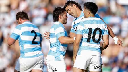 Los Pumas volvieron al triunfo en el Rugby Championship. Foto: NA