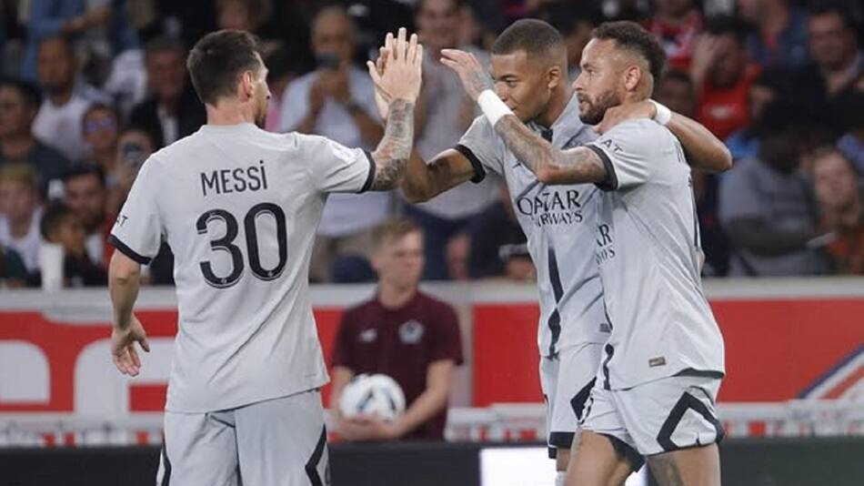 Neymar, Mbappé y Messi en el PSG. Foto: Instagram @neymarjr
