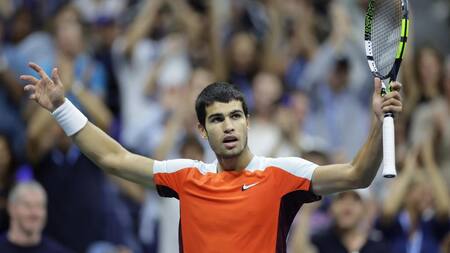 Carlos Alcaraz campeón del US Open 2022. Foto: EFE.