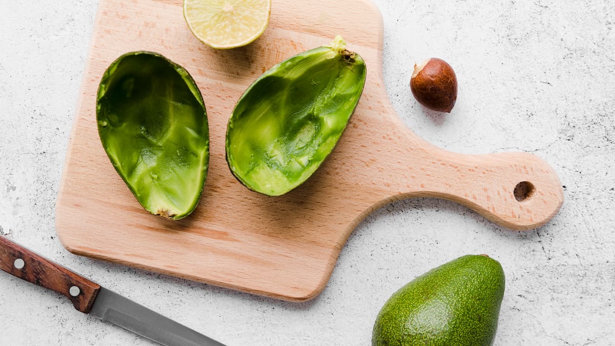 Cáscaras de palta