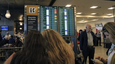 Demoras y cancelaciones en Aeroparque (NA)