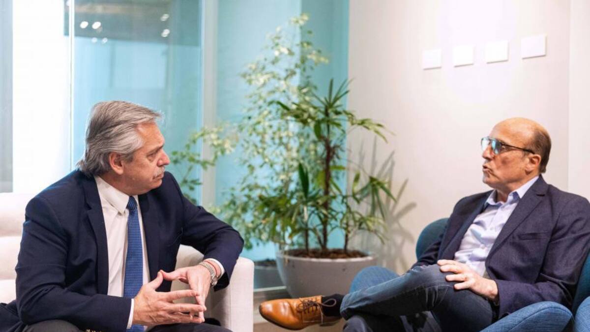 Alberto Fernández y Daniel Martínez