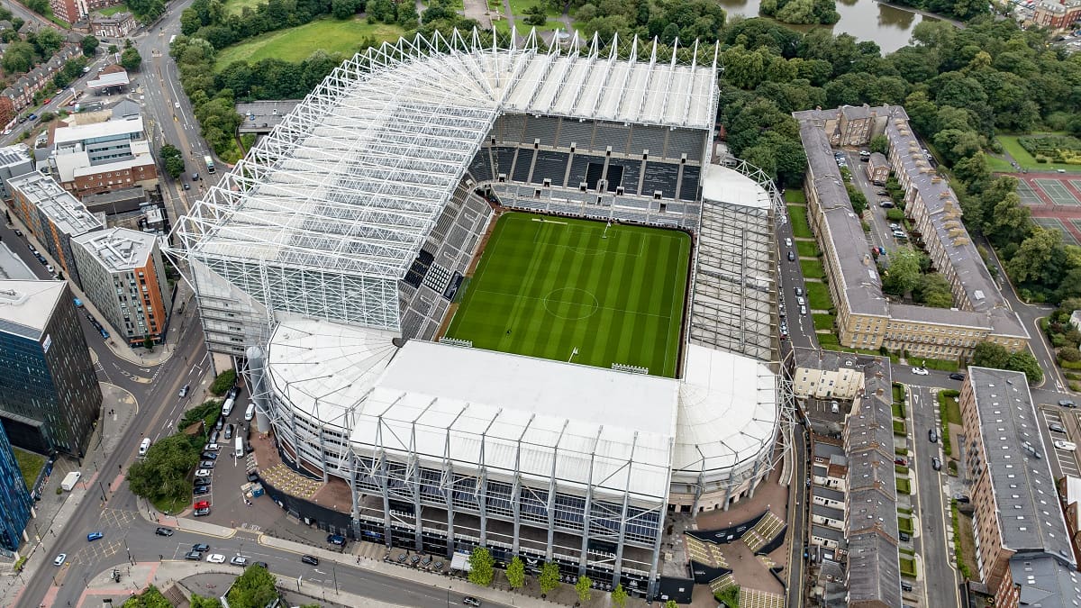 El Newcastle vendió el estadio St. James's Park por 228 millones de dólares.