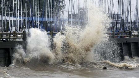 Sudestada, Río de la Plata, NA