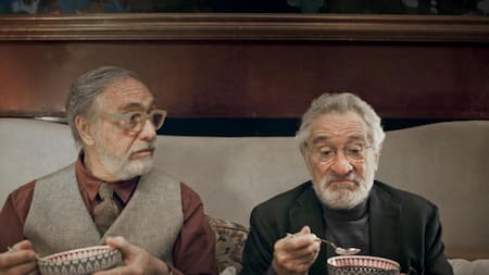 Robert De Niro y Luis Brandoni. Foto:captura video