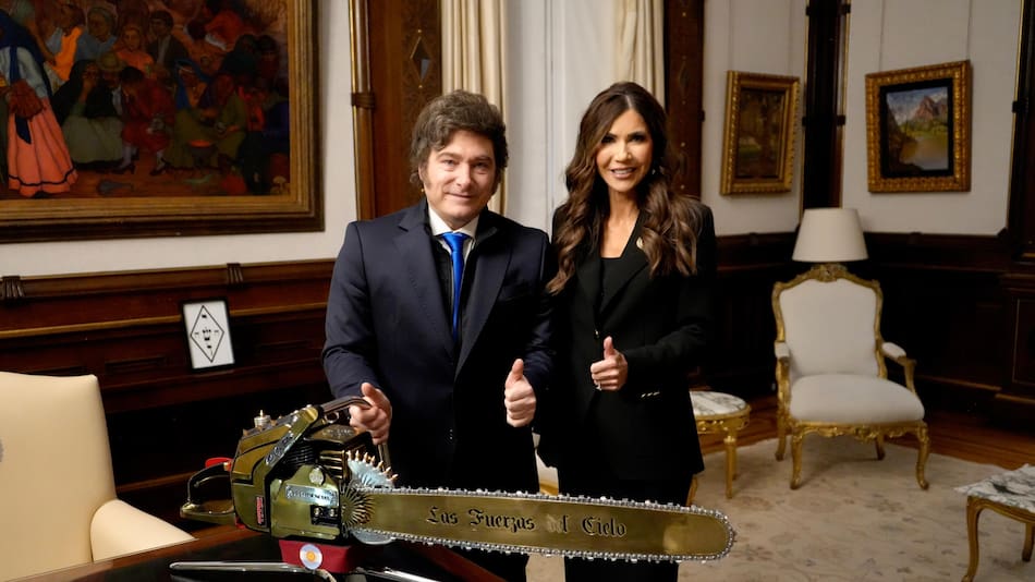 Javier Milei recibió a la secretaria de Seguridad Nacional de Estados Unidos, Kristi Noem, y firmó una declaración de intención para el ingreso de la Argentina al Programa de Exención de Visas (Visa Waiver Program).