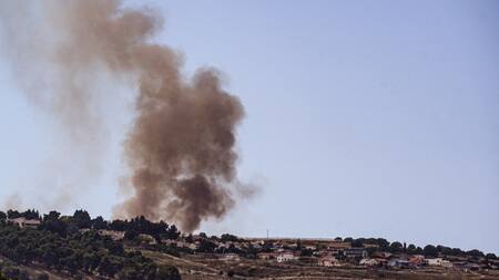 Ataque de Hezbollah contra Israel. Foto: Reuters