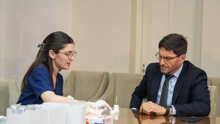 Pullaro presentó los narcotest en las fuerzas de seguridad de Santa Fe.