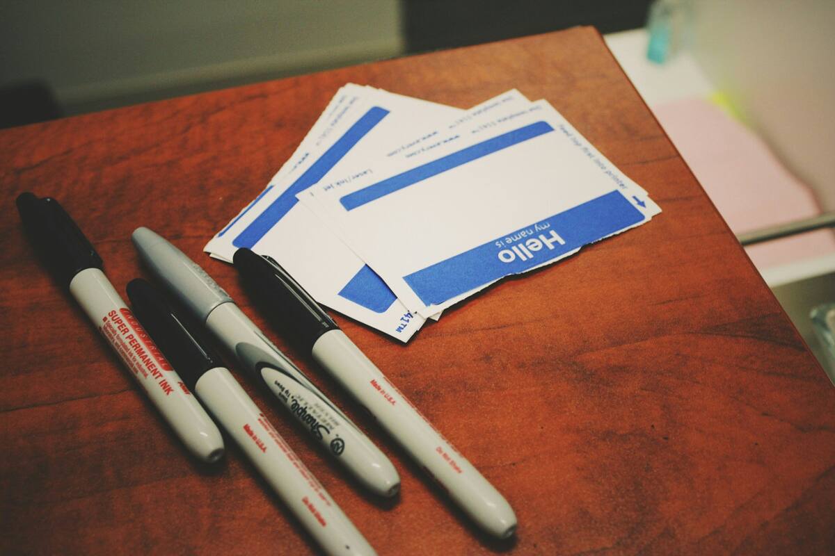 Escribir, nombre. Fuente: Unsplash
