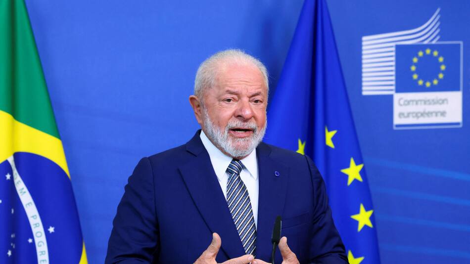 Lula da Silva en la cumbre UE-CELAC. Foto: Reuters.