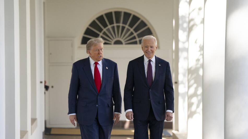 Donald Trump y Joe Biden. Foto: EFE.