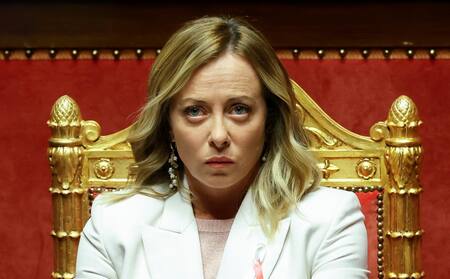 Giorgia Meloni, primera ministra de Italia. Foto: Reuters.