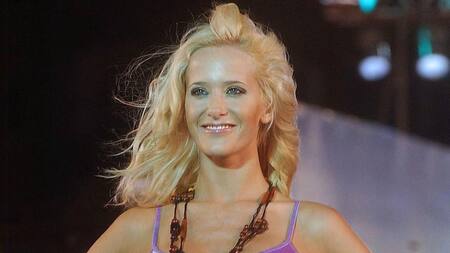 Julieta Prandi, modelo y conductora. NA.