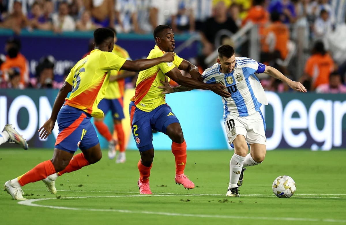 Lionel Messi; Argentina vs. Colombia; Copa América 2024. Foto: Reuters.