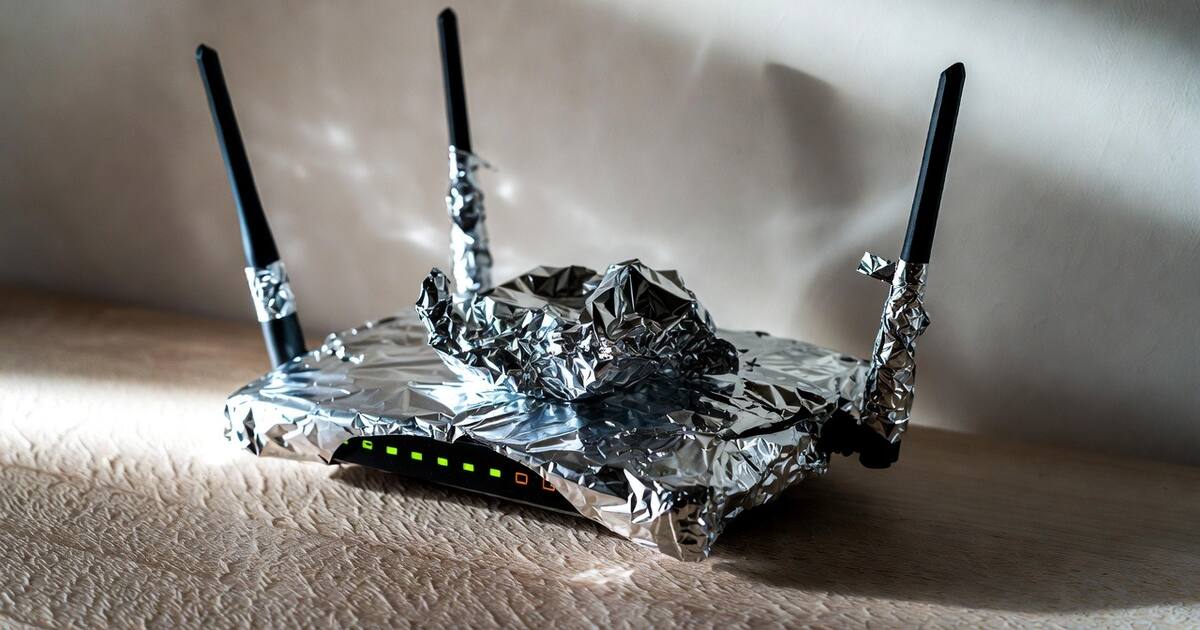 Wireless Router Aluminio Papel aluminio en el router de WiFi: para qué sirve este truco casero ...
