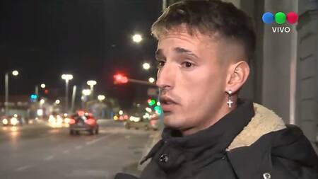 Williams Alexander Tapón, el hombre que se suicidó tras patear a un árbitro. Foto: Captura de pantalla Telefe.