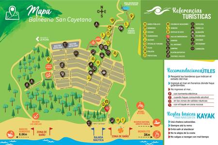 Balneario San Cayetano. Foto: Turismo San Cayetano.