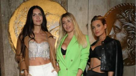 Camila Homs, Zaira Nara, Wanda Nara. Foto: Gentileza Gente