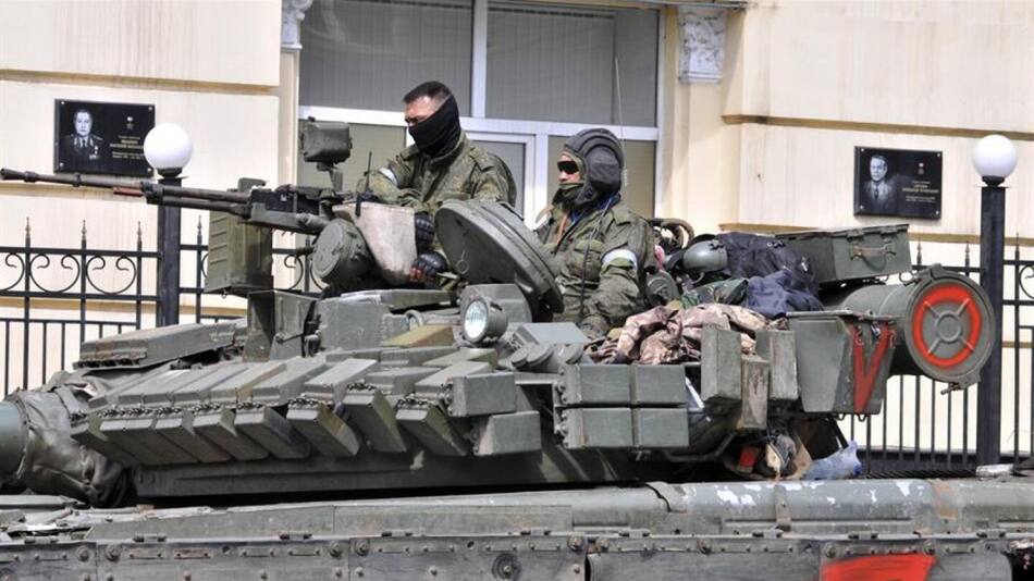 Soldados, guerra en Ucrania. Foto: EFE