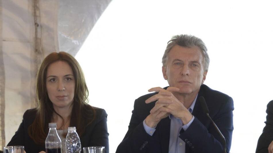 María Eugenia Vidal y Mauricio Macri - Agencia NA