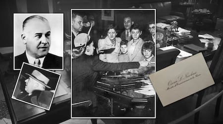 El despacho de Eva Perón. Fotos: Archivo General de la Nación.