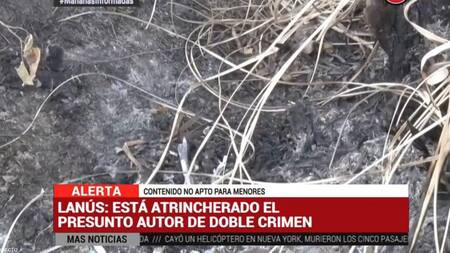 Hallan dos cuerpos carbonizados, doble crimen en Villa Fiorito, Lanús