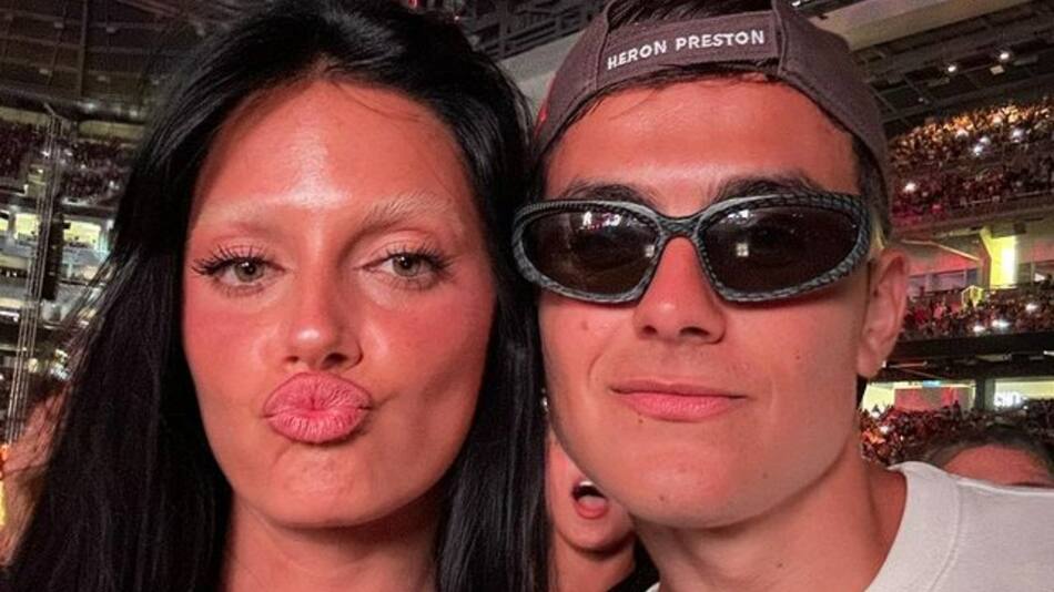 Oriana Sabatini y Paulo Dybala. Foto: Instagram.