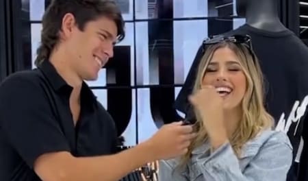 Marcos y Julieta, ex GH. Foto: captura video