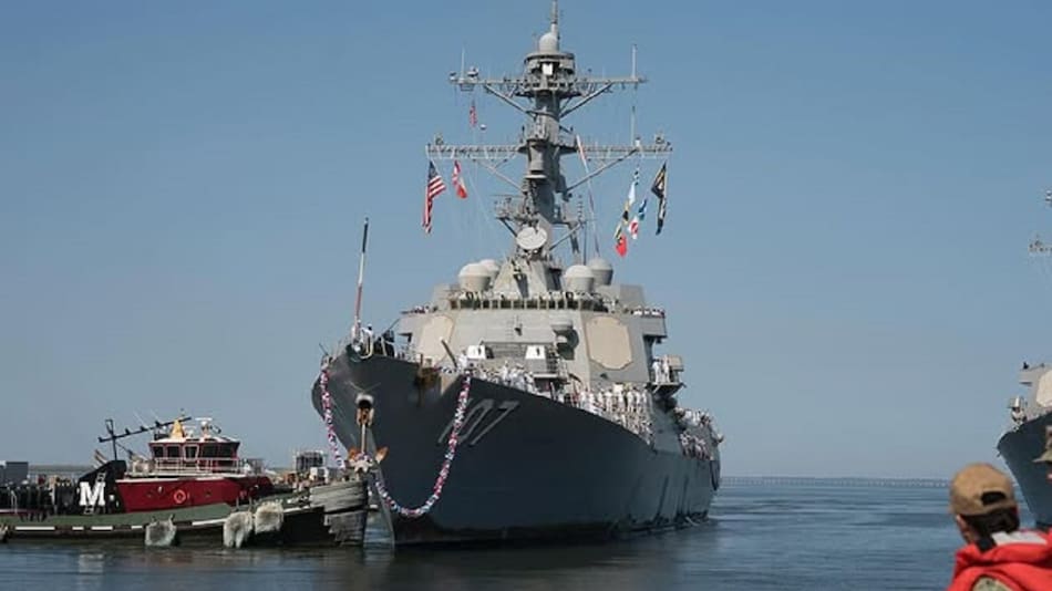 El buque de guerra avanzado de Estados Unidos, USS Gravely, Foto: Instagram @usnavy