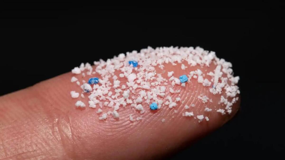 Invento que elimina microplásticos del agua.