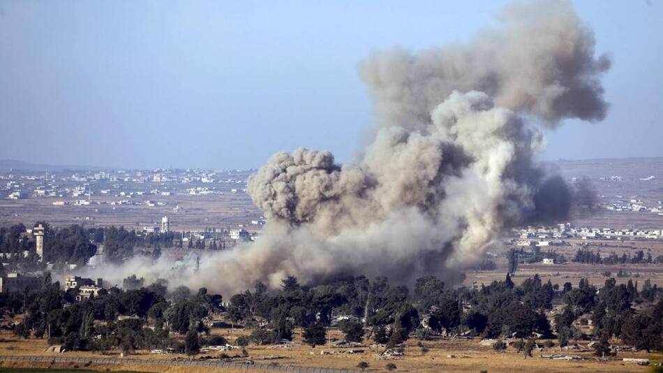 Derribo de avión sirio en Israel (Reuters)