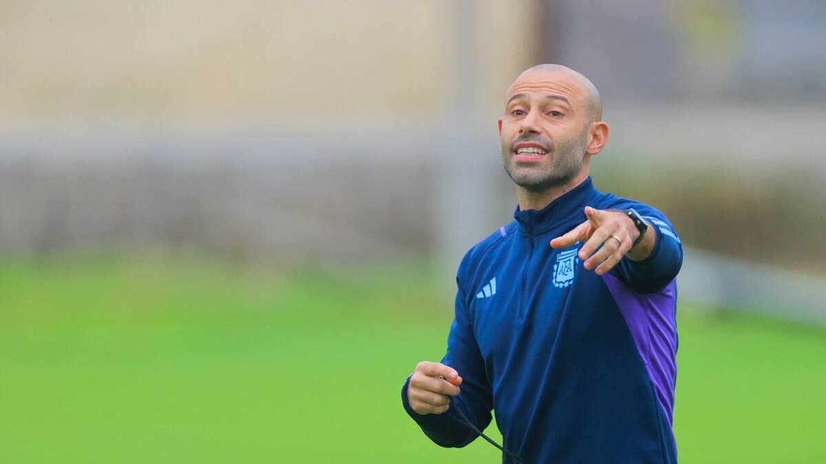 Javier Mascherano; Selección Argentina Sub 23. Foto: NA.