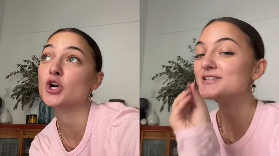 Tiktoker española residente en Argentina. Foto: captura.