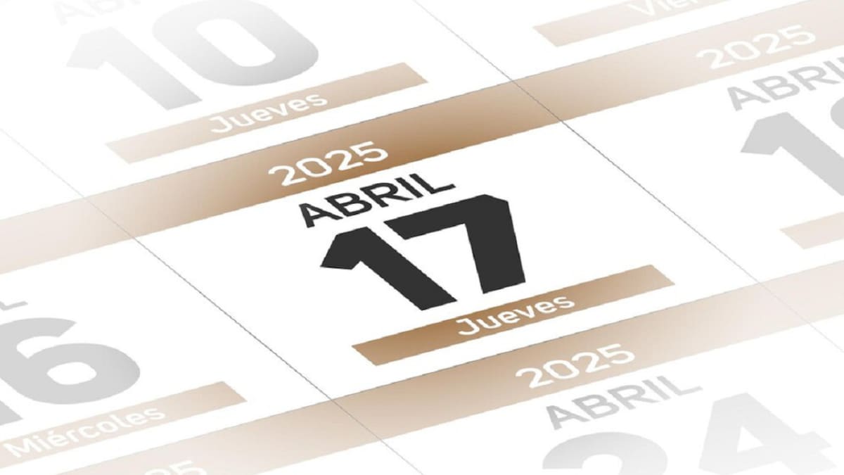 Jueves Santo el 17 de abril. Foto: Freepik